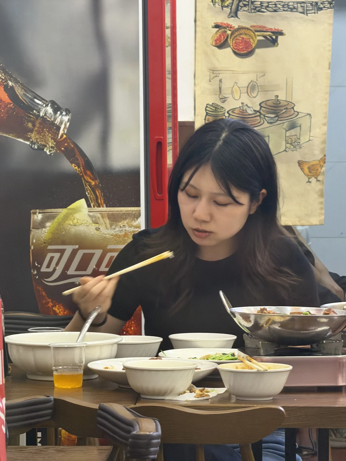 上海吃饭时拍下的照片