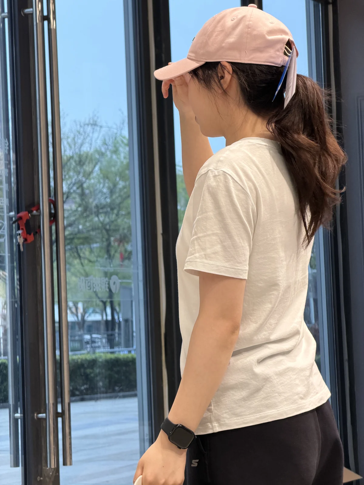 清明节当天车内阳光下拍下的照片